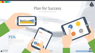 w w w . D o m a i n . c o m Page 109
www.MainSlide.com
© All Rights Reserved.
Confidential
put your great subtitle here
Plan for Success
0
0.5
1
1.5
2
2.5
3
3.5
4
4.5
5
Category 1 Category 2 Category 3 Category 4
Suitable for all category, Lorem Ipsum is
not simply random Lorem Ipsum is not
simply random
75%
Suitable for all category, Lorem Ipsum is
not simply random Lorem Ipsum is not
simply random
 