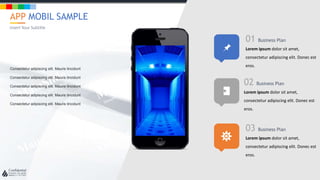 w w w . D o m a i n . c o m Page 130
www.MainSlide.com
© All Rights Reserved.
Confidential
APP MOBIL SAMPLE
Insert Your Subtitle
01 Business Plan
Lorem ipsum dolor sit amet,
consectetur adipiscing elit. Donec est
eros.
02 Business Plan
Lorem ipsum dolor sit amet,
consectetur adipiscing elit. Donec est
eros.
03 Business Plan
Lorem ipsum dolor sit amet,
consectetur adipiscing elit. Donec est
eros.
Consectetur adipiscing elit. Mauris tincidunt
Consectetur adipiscing elit. Mauris tincidunt
Consectetur adipiscing elit. Mauris tincidunt
Consectetur adipiscing elit. Mauris tincidunt
Consectetur adipiscing elit. Mauris tincidunt
 