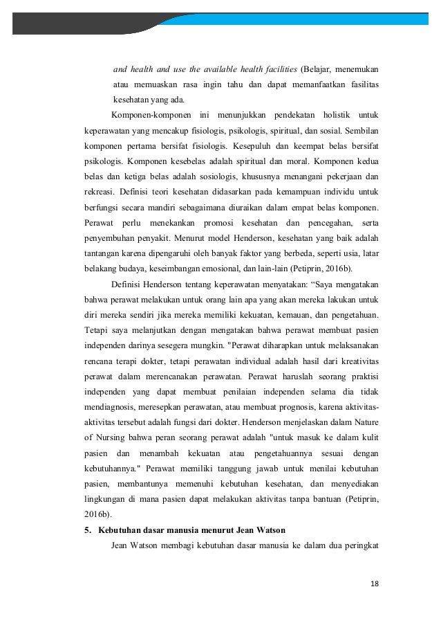 M3 kb1 teori kebutuhan dasar manusia