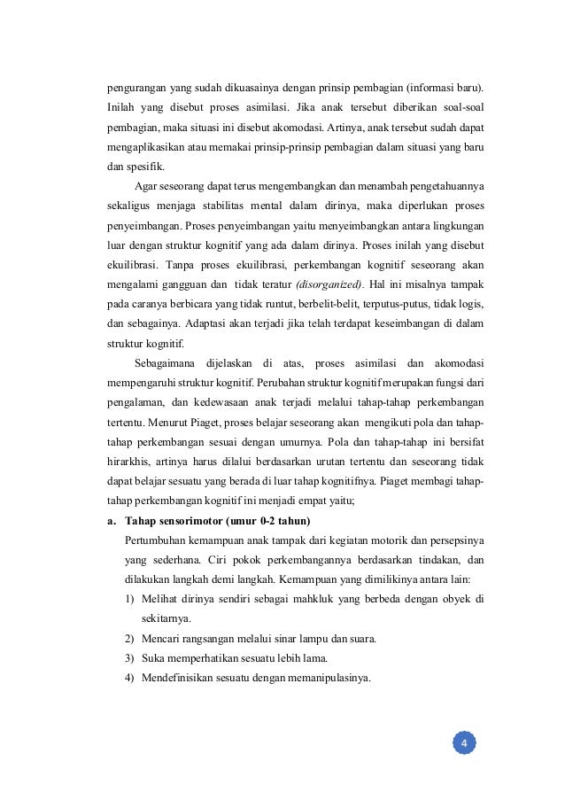 Teori Belajar Kognitif dan Penerapannya dalam Pembelajaran