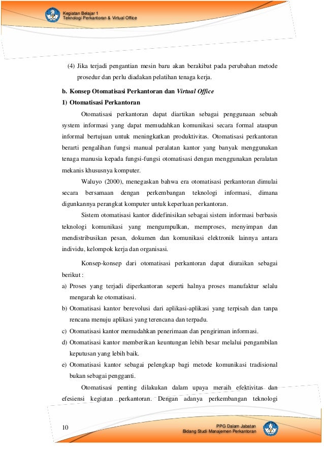 M3 Kb2 Aplikasi Teknologi Perkantoran