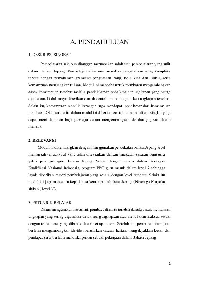 Materi M3kb3 Sakubun