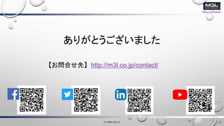 http://m3l.co.jp/
꤬Ȥޤ
Ϥȡ http://m3l.co.jp/contact/
(C) 2020 M3L Inc. 15
 