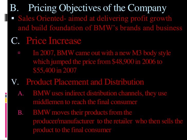 Bmw marketing business plan