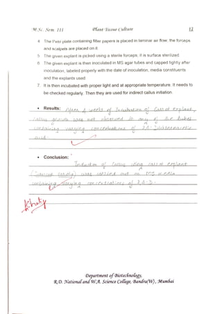 M3-Plant Tissue Culture