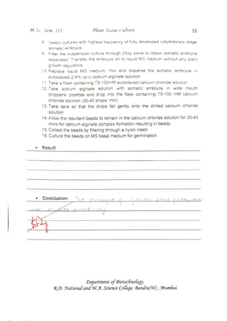 M3-Plant Tissue Culture
