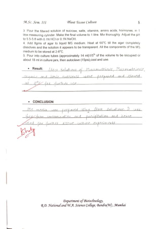 M3-Plant Tissue Culture