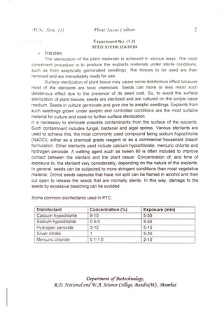 M3-Plant Tissue Culture