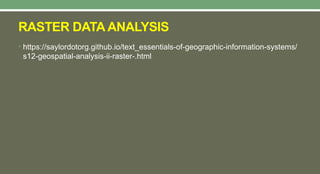 M3 RASTER DATA ////////////ANALYSIS.pptx
