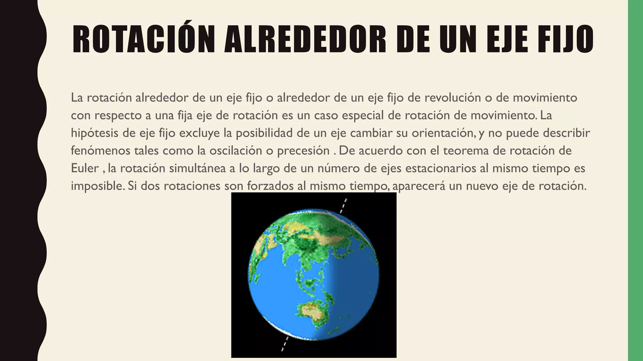 Rotación en torno a un eje fijo | PDF