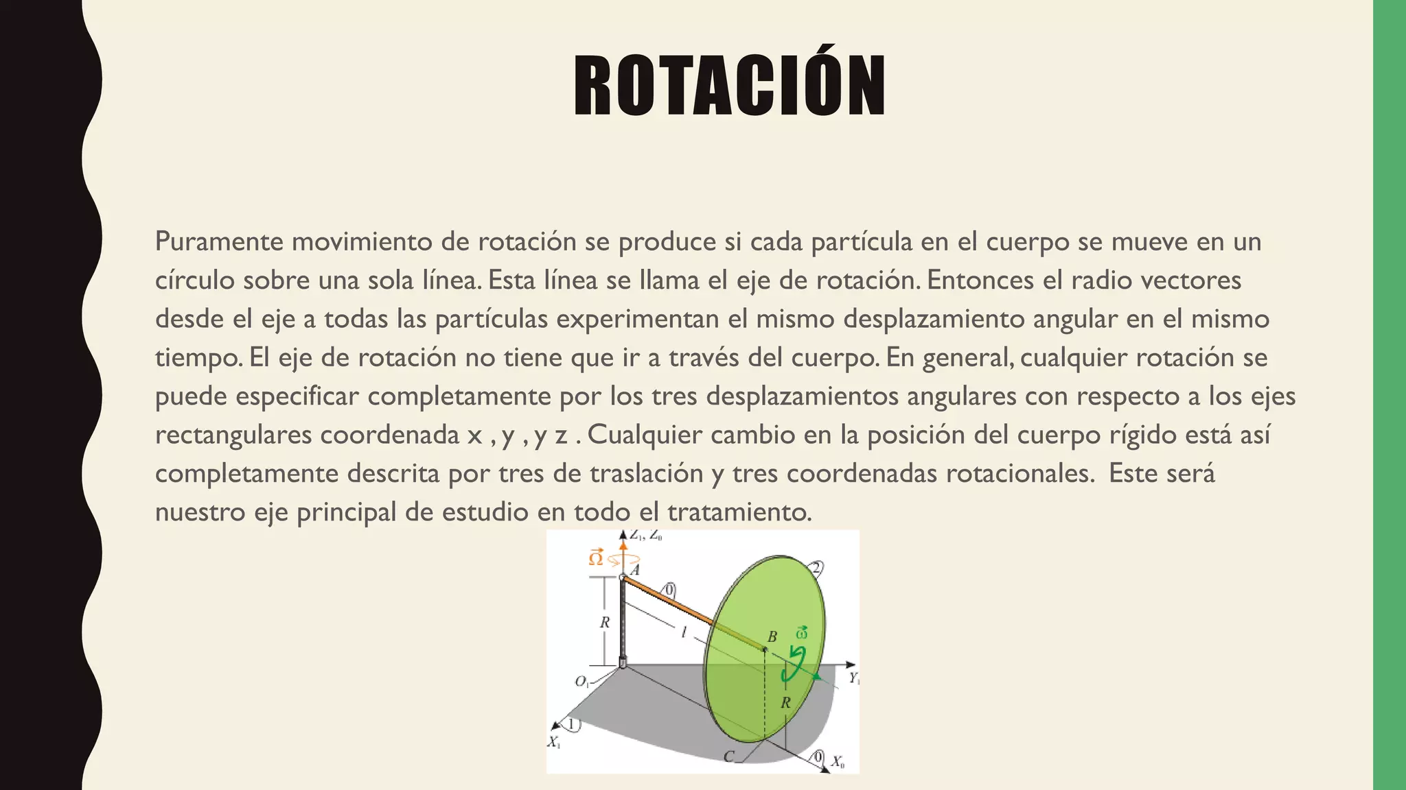 Rotación en torno a un eje fijo | PDF