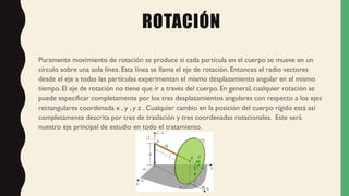 Rotación en torno a un eje fijo | PDF