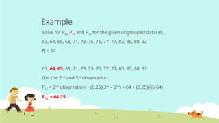 Percentile, Decile and Quartile | PPTX