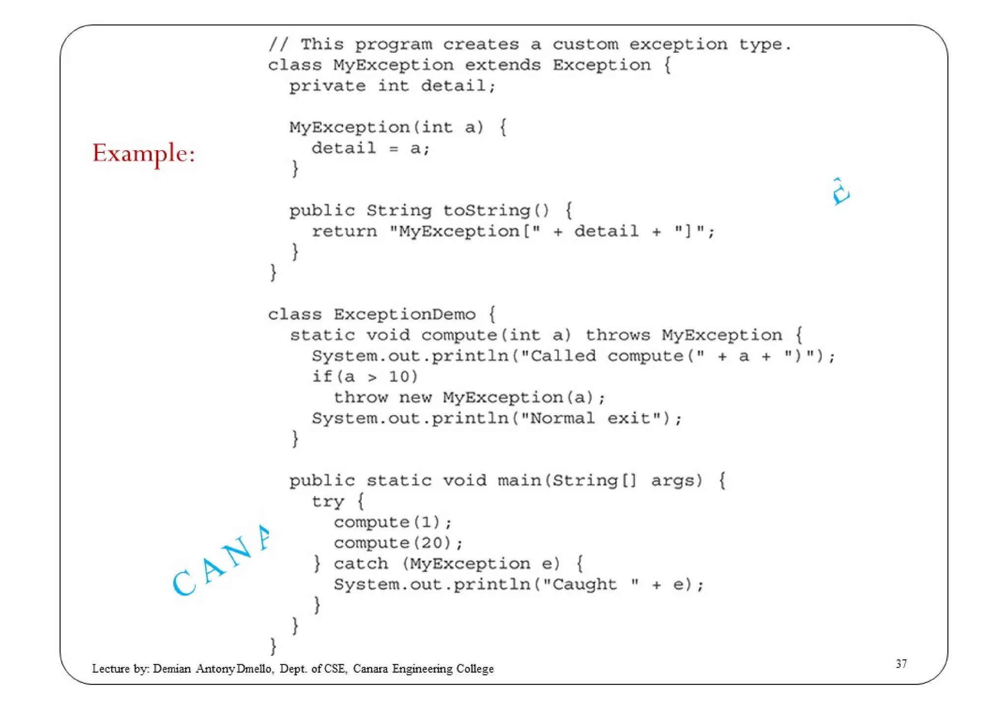 Exception Handling in JAVA | PDF