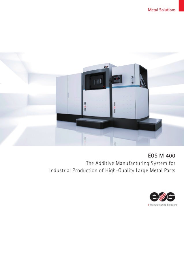 Eos Additive Manufacturing Machines – VMFWYG