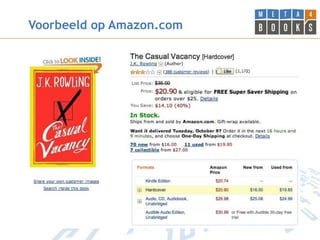 Voorbeeld op Amazon.com
 