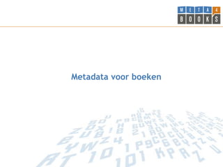 Metadata voor boeken
 