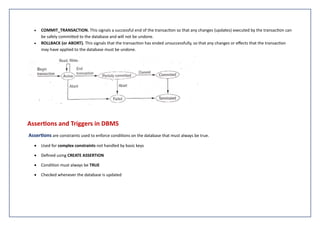 Comprehensive Overview of DBMS Transactions, ACID Properties, and ...