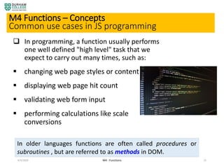 JavaScript functions | PPTX