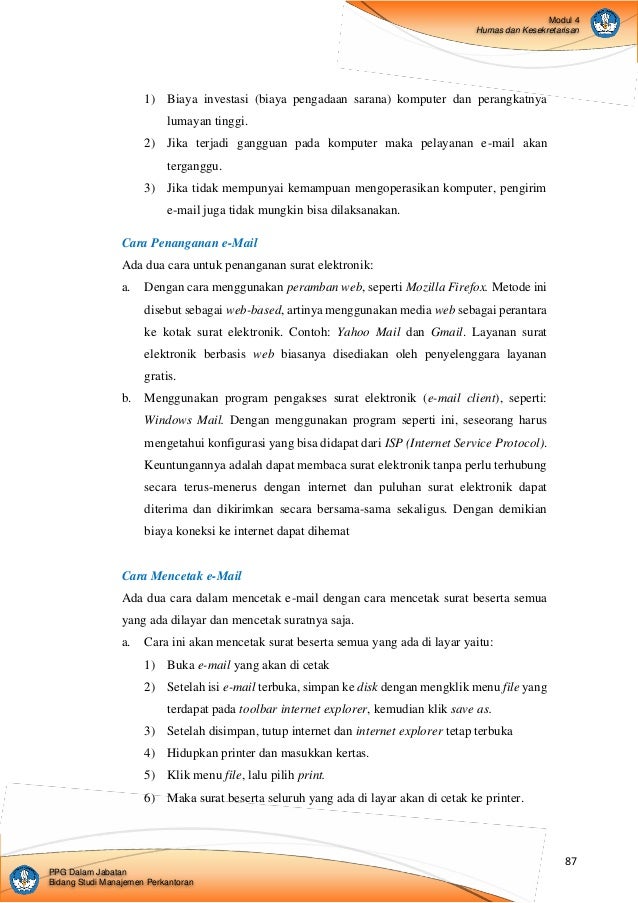 M4 Kb2 Korespondensi