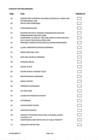 Assignment - Tender Documentation