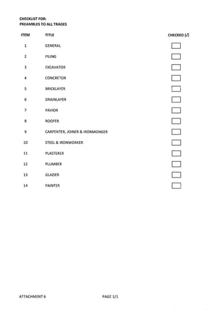 Assignment - Tender Documentation