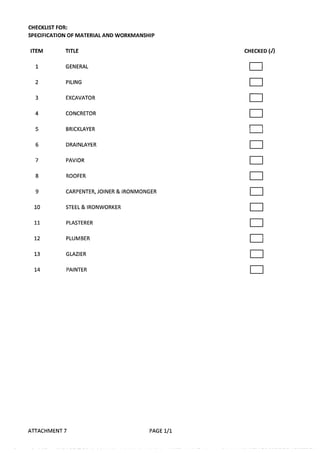 Assignment - Tender Documentation