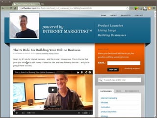 Frank Kern
Mass Control
Jeff Walker
The Product Launch Formula
Brendon Burchard
Experts Academy
Mike Koenigs
Traffic Geyser
Conrado Adolpho
8Ps do Marketing Digital
Bruno Picinini
Empreendedor Digital
Érico Rocha
Fórmula de Lançamento
Luciano Farias
Segredo dos Experts
 