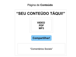 “SEU CONTEÚDO TÁQUI!”
Página de Conteúdo
VIDEO
PDF
MP3
Compartilhar!
“Comentários Sociais”
Quero Saber Mais...
 