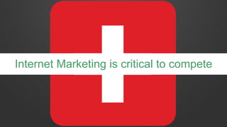 Internet Marketing is critical to compete
 