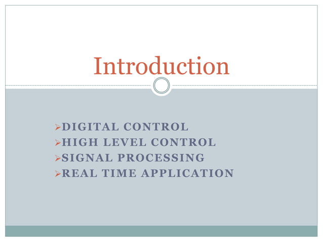 Introduction to Real Time System | PPTX | Databases | Computer Software ...