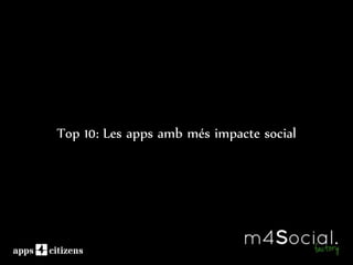 Top 10: Les apps amb més impacte social
 