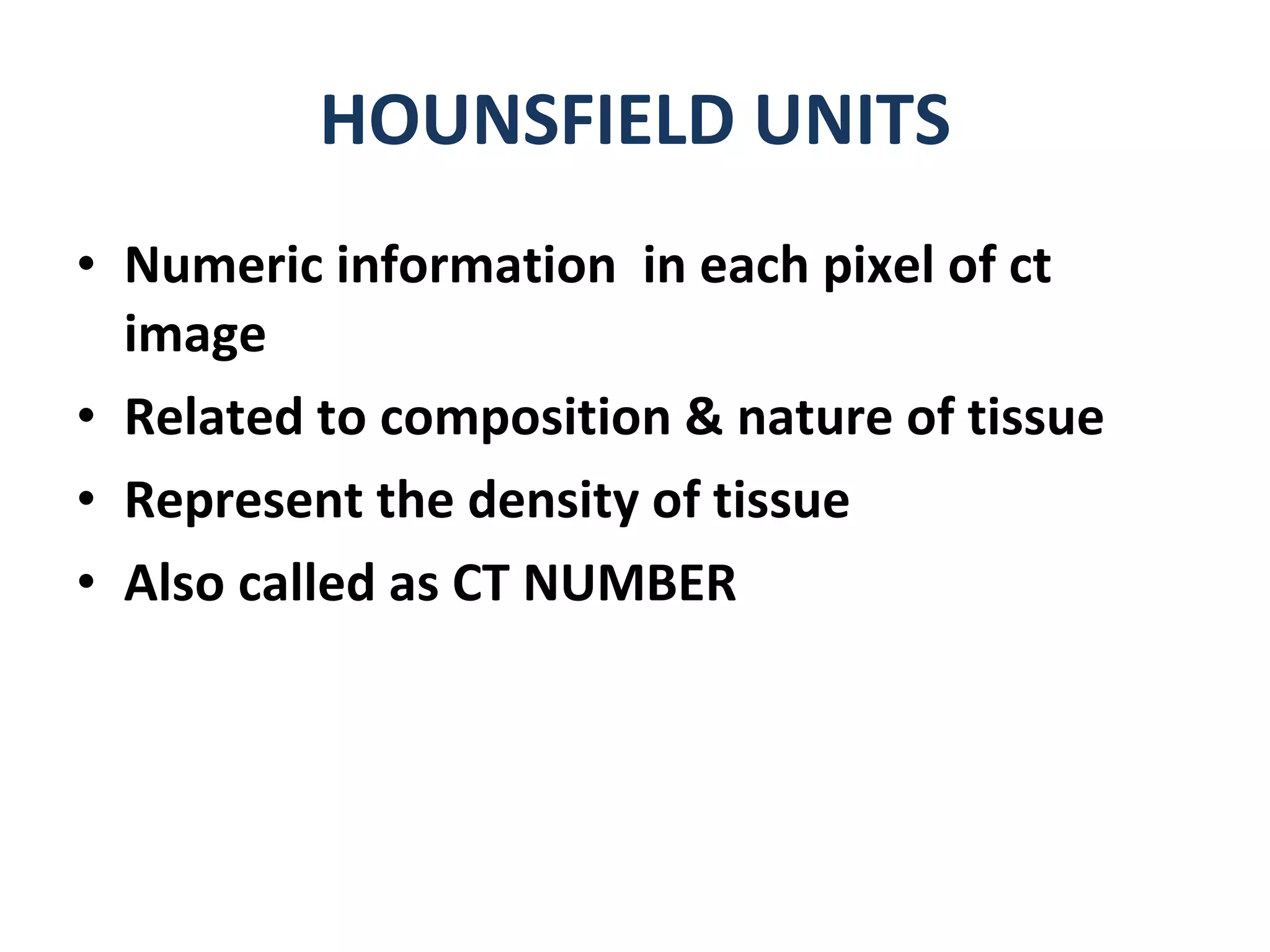 CT Scan - Basics | PPT