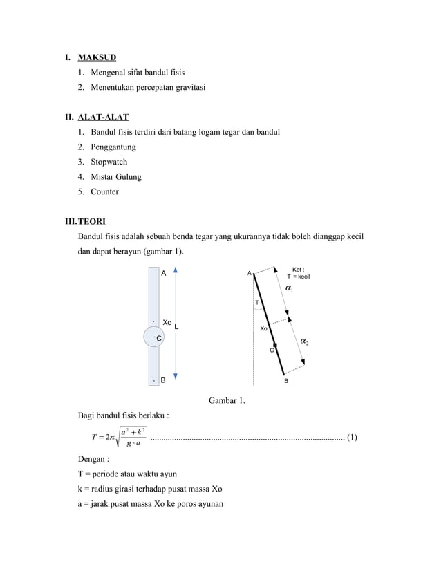 Bandul Fisis (M5) | DOC