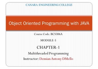 Multithreaded Programming in JAVA
