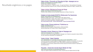 Resultado orgánicos o no pagos
 