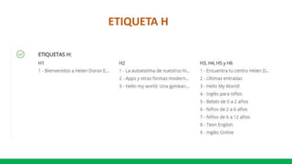 ETIQUETA H
 
