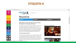 ETIQUETA H
 