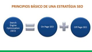 PRINCIPIOS BÁSICO DE UNA ESTRATÉGIA SEO
 