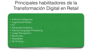 Oportunidades y retos de la transformación digital en el sector retail ...