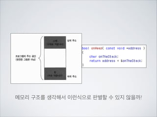 메모리 구조를 생각해서 이런식으로 판별할 수 있지 않을까?
 