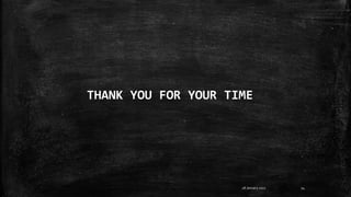 28 January 2017 24
THANK YOU FOR YOUR TIME
 