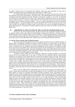 Gender Equality and Development | PDF
