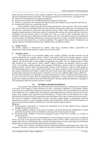 Gender Equality and Development | PDF