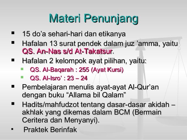 Mengenai dakwah TPA/TPQ