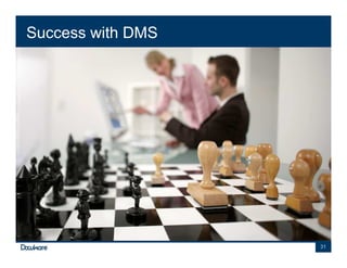 Success with DMS




                   31
 