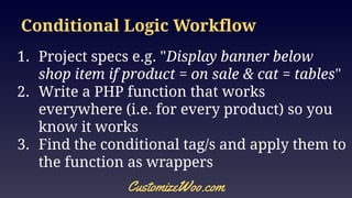 WooCommerce: Conditional Logic | PPT