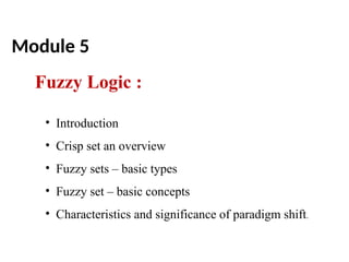 Comprehensive Introduction to Fuzzy Logic and Membership Functions | PPTX