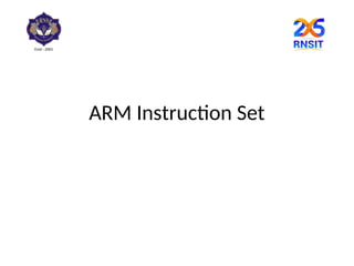 Comprehensive Guide to ARM Instruction Set and Assembly Programming | PPT