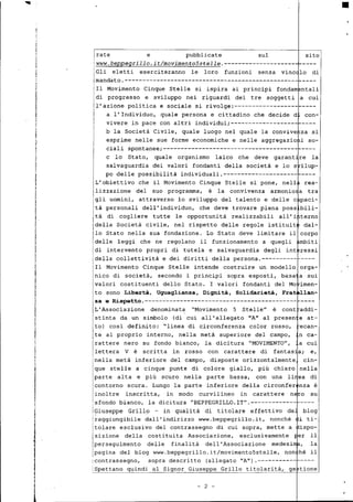 Atto costitutivo del M5S